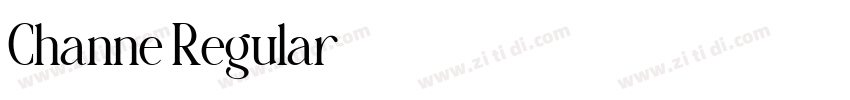 Channe Regular字体转换